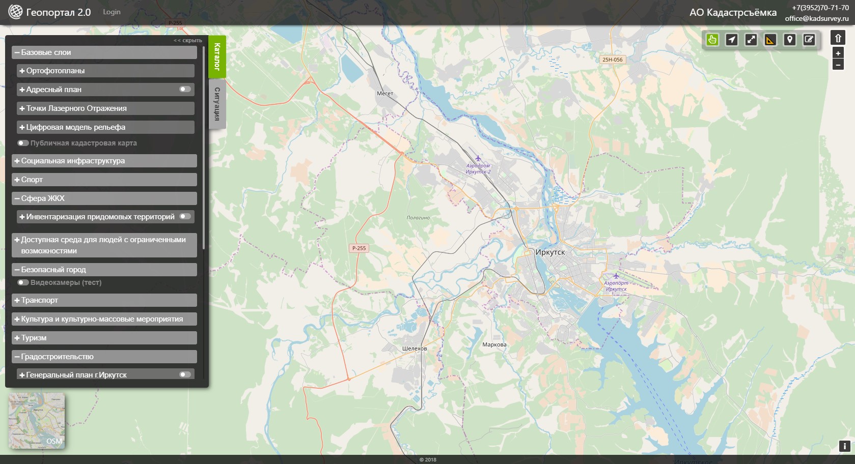Запуск геопортала